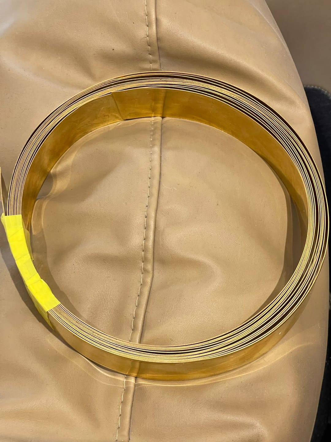 Customer photo review of Pure Brass Metal Strip – Vastu Remedy for South-West Cut & Earth Element Stability | Ideal for Floors, Walls & Structural Defects | 0.5 & 1 mm Thickness | 8-100 Ft Lengths