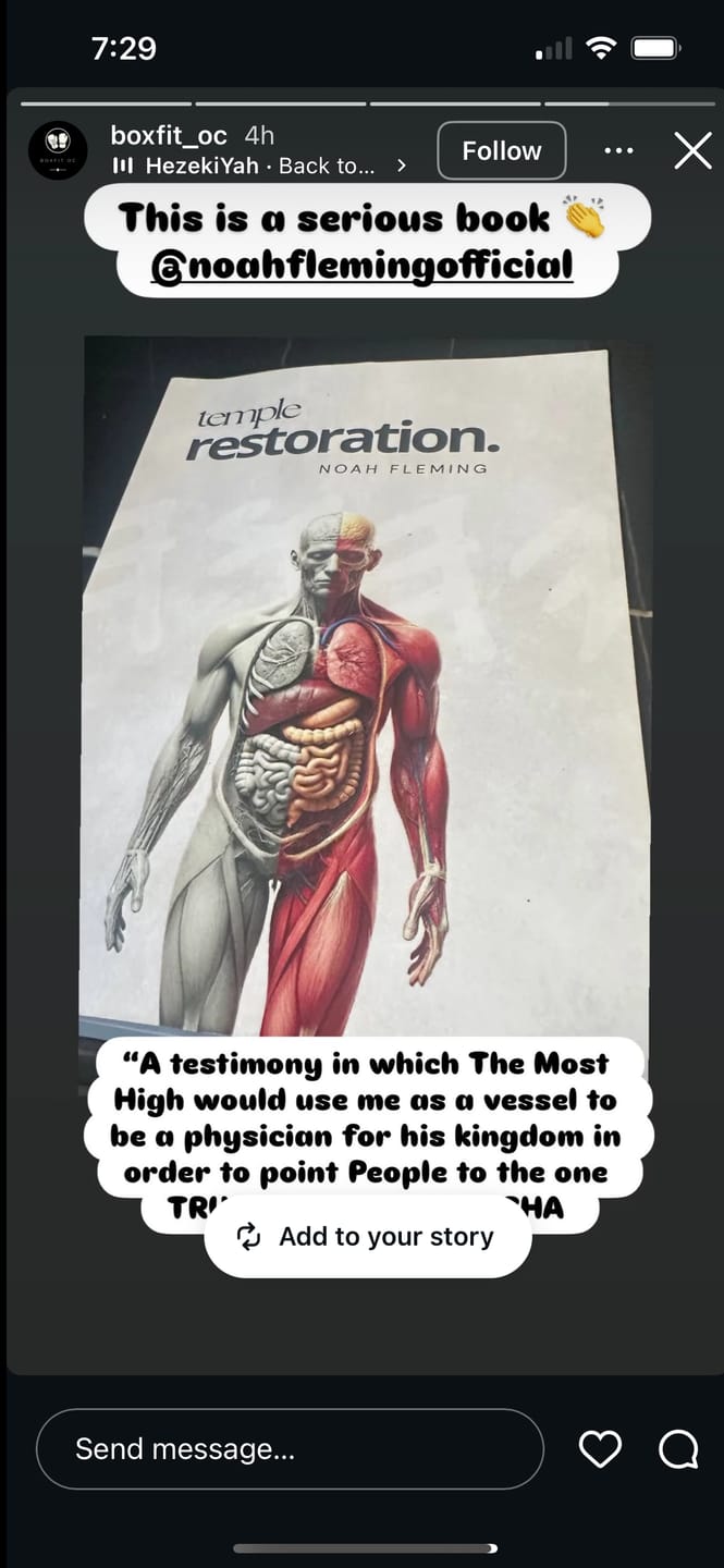Customer photo review of Temple Restoration Ebook