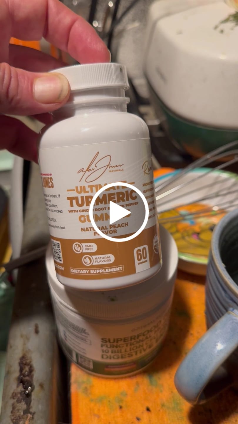 Customer video review of Ultimate Turmeric Gummies With Ginger Root & Black Pepper (Peach Flavor) (60 Gummies) (60 Servings)