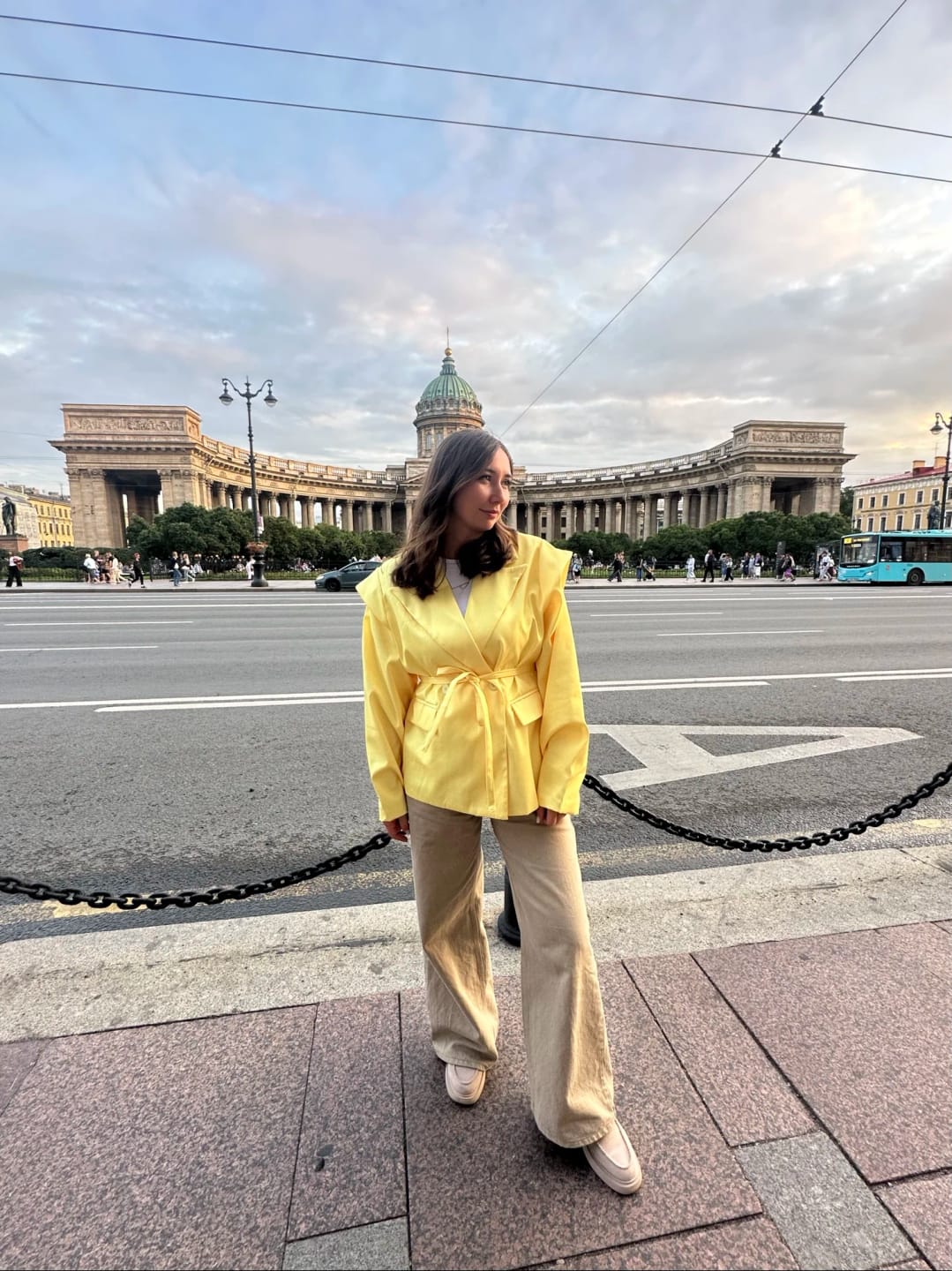 Customer photo review of Jacinta Wide Sleeve Belted Blazer