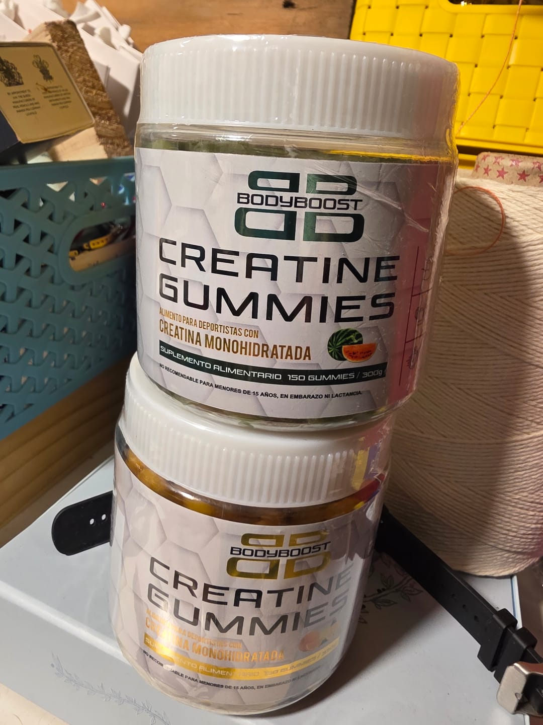 Customer photo review of Pack Creatinas Sabores Mixtos