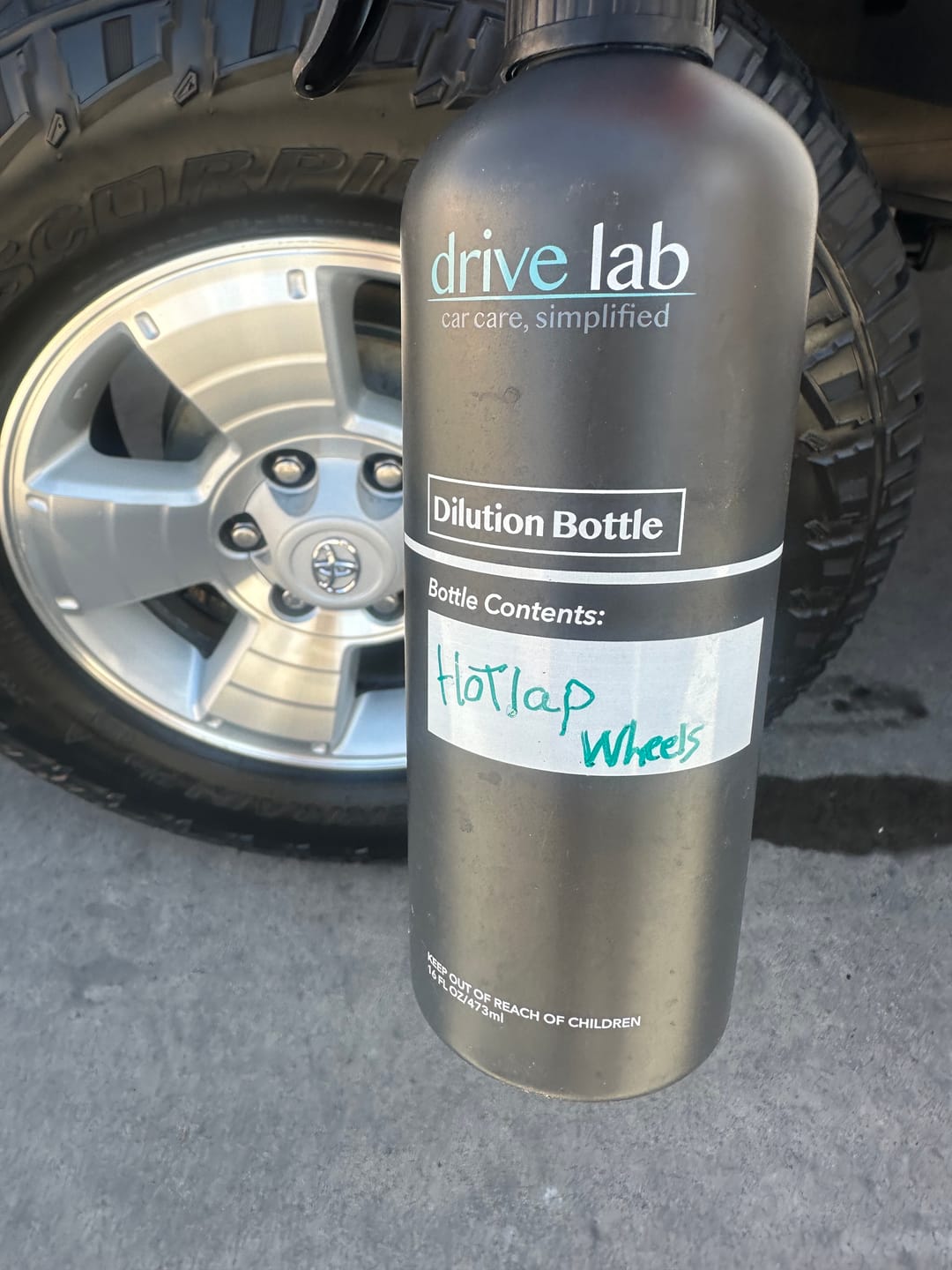 Customer photo review of Dilution Bottle