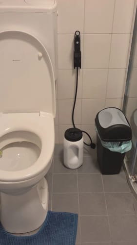 Customer photo review of AquaGo Bidet
