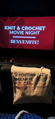 Customer photo review of KNITTING & CROCHET MOVIE NIGHT - TORINO - May 8