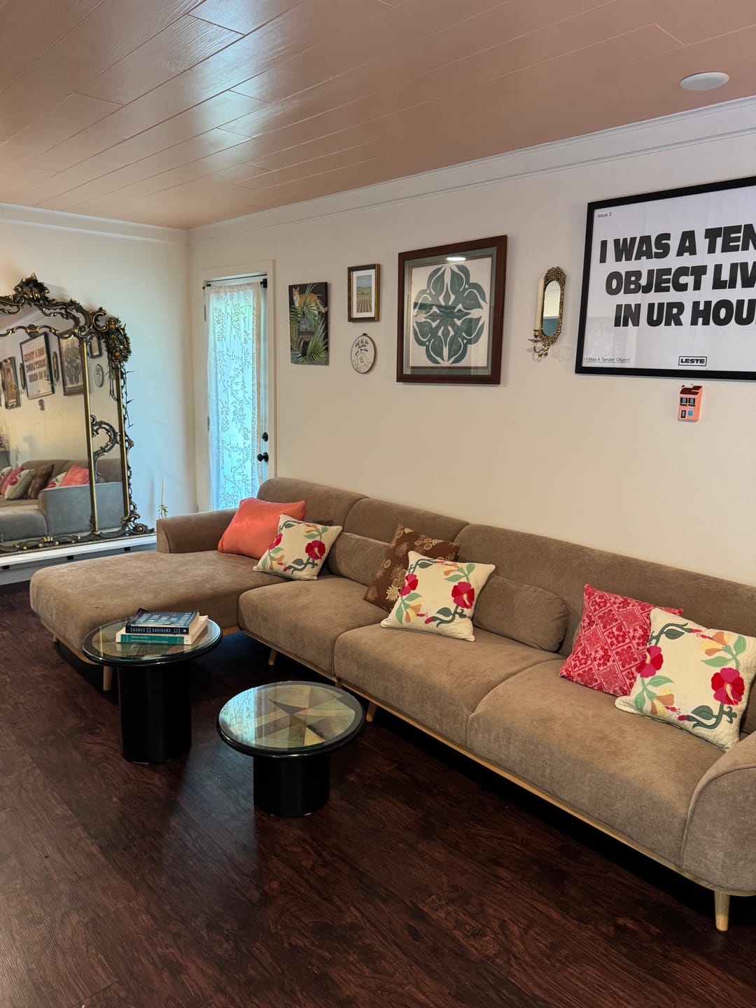 Customer photo review of Solid Wood Sectional