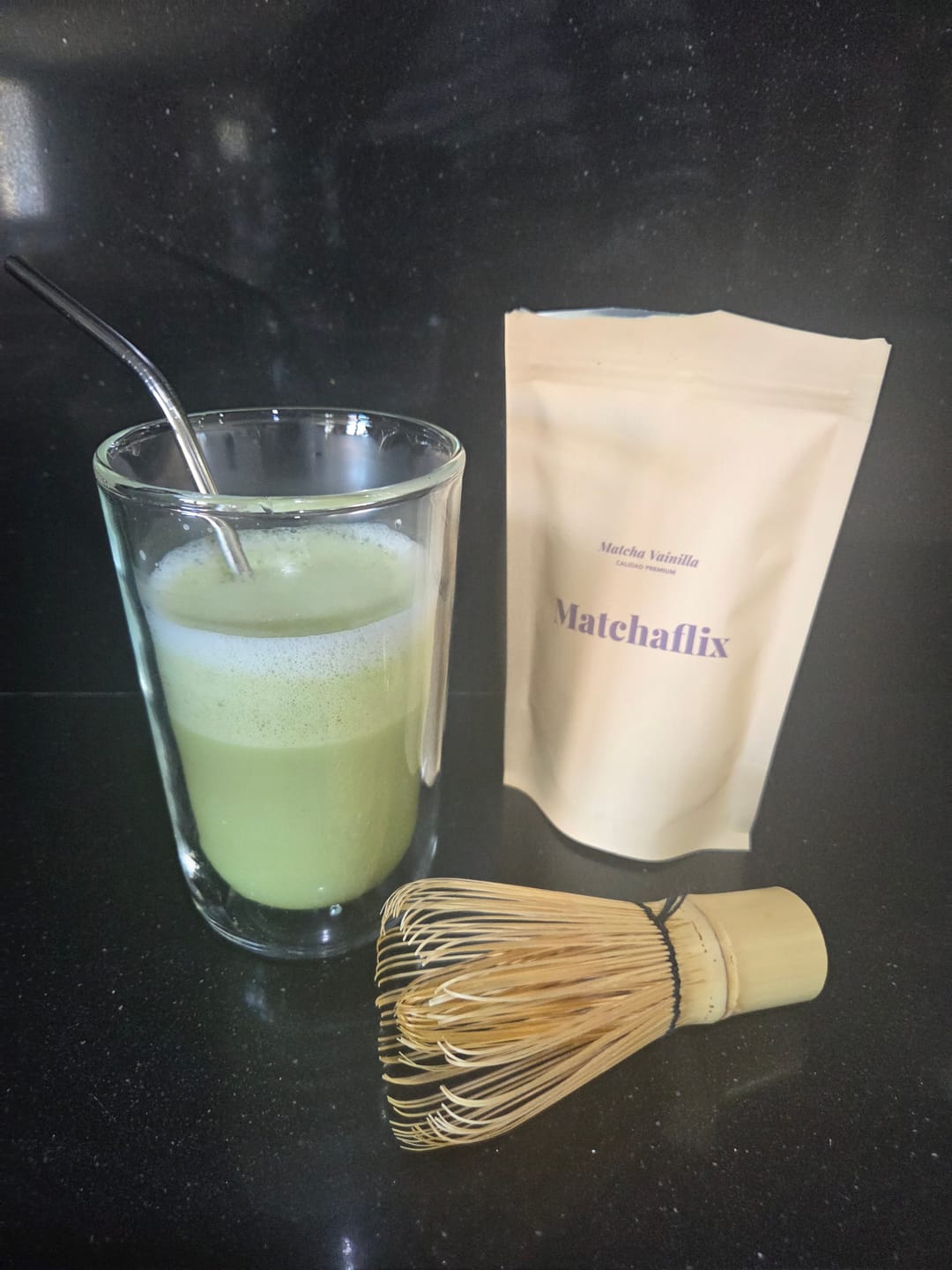 Customer photo review of Té Matcha Vainilla Premium