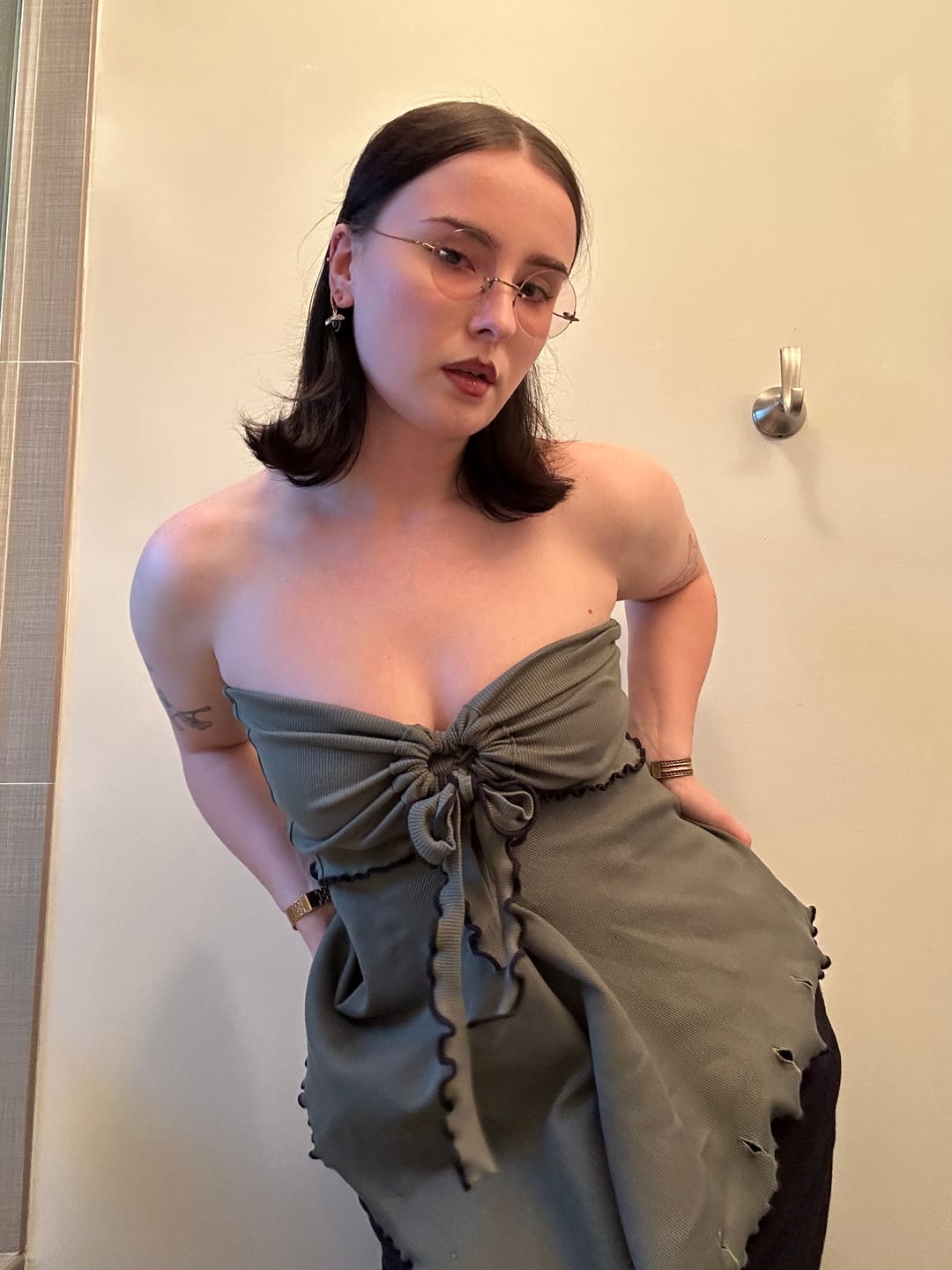 Customer photo review of "The Temptress Shell" Top/Skirt/Dress