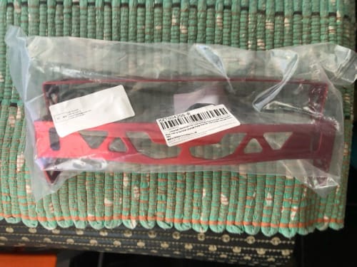 Customer photo review of Universal Adjustable Tilt License Plate Holder