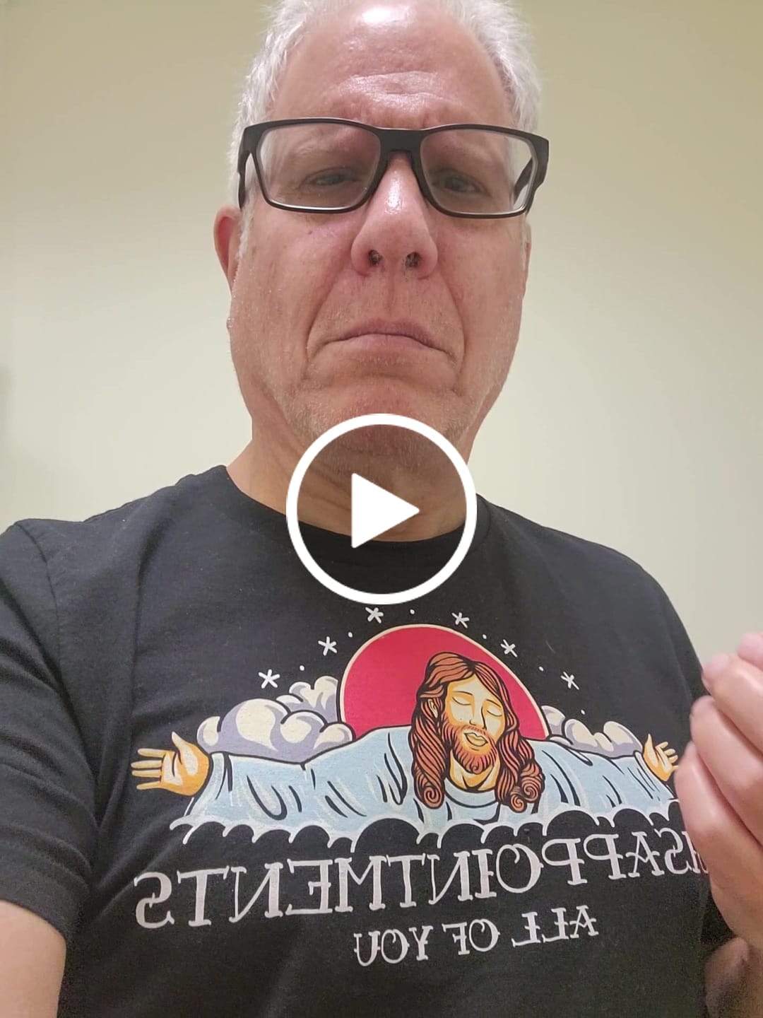 Customer video review of Disappointments All Of You Tee