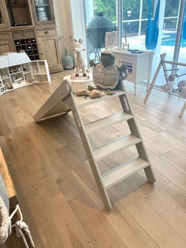 Customer photo review of Holland- Wooden Folding Slide