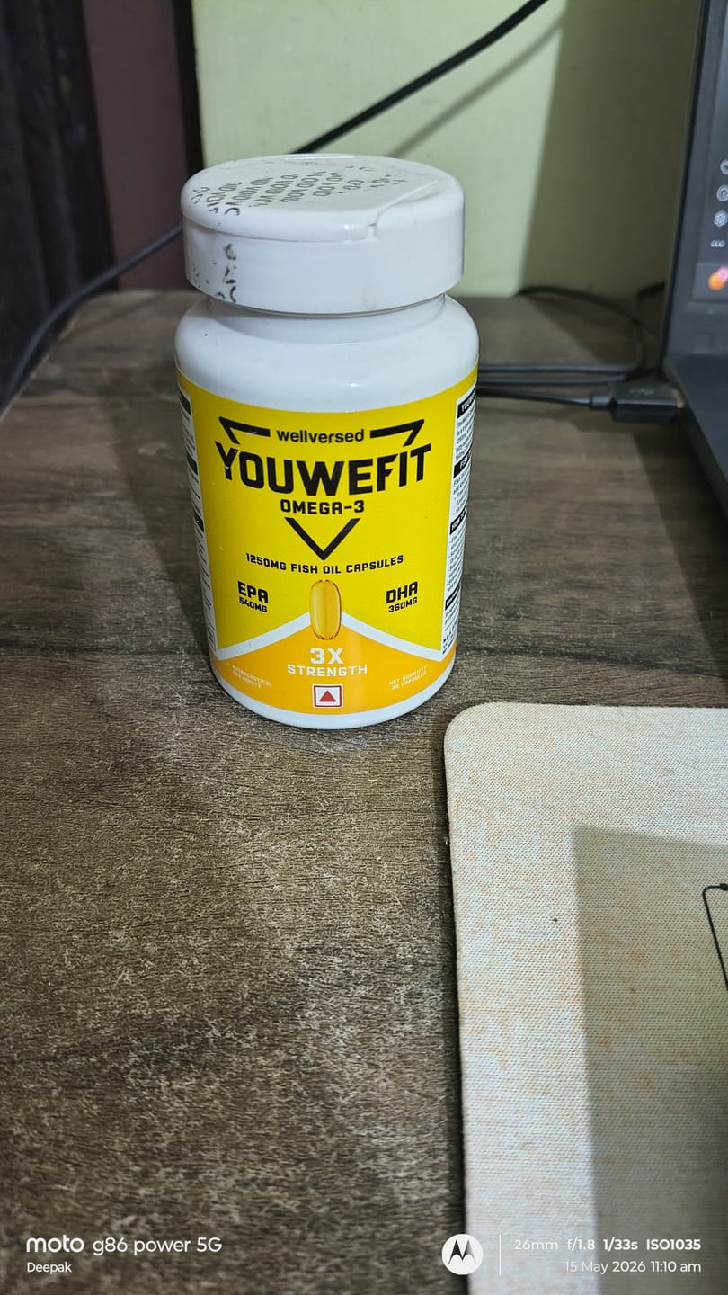 Customer photo review of YouWeFit Omega-3 Fish Oil (30 Capsules), 1250mg