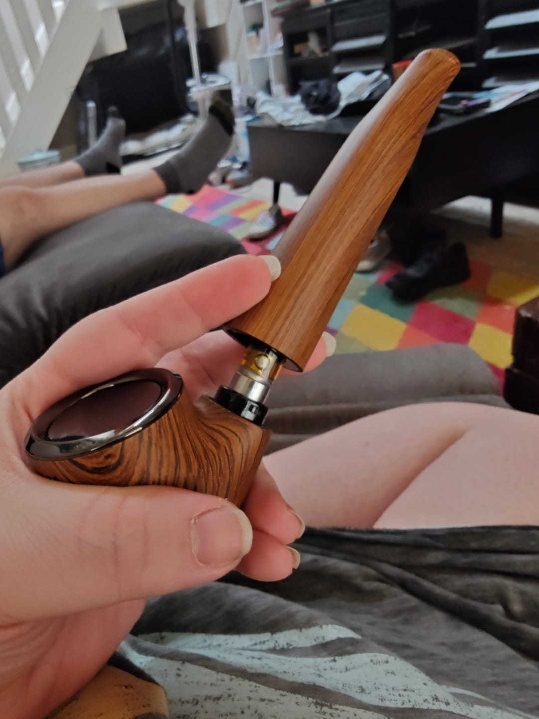 Customer photo review of 1 Gram THCA Blend Vape Cartridge | Pink Lychee - Hybrid