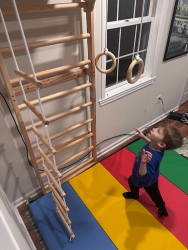 Customer photo review of Betula | Swedish Wall Ladder