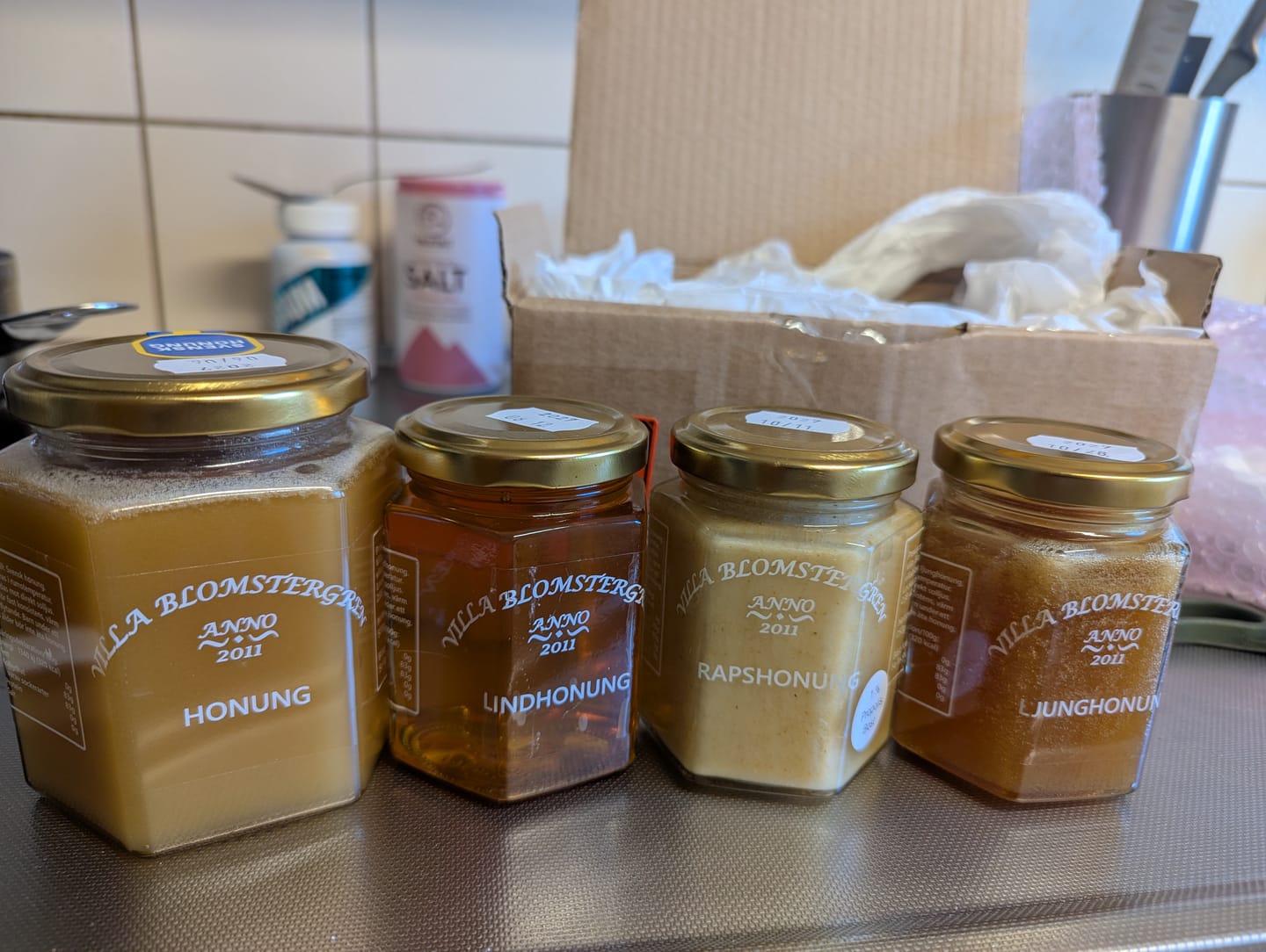 Customer photo review of 250 g Jungfruhonung med 1% Propolis – Svensk RAW honung