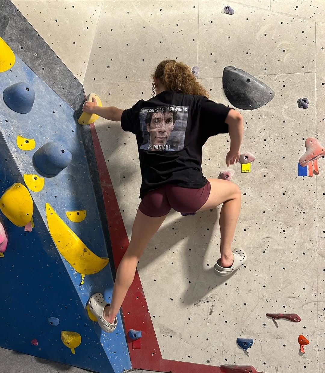 Customer photo review of dont say slab T-shirt backside