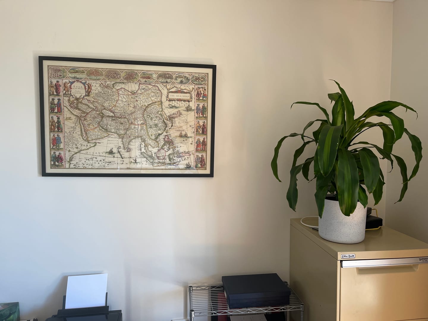 Customer photo review of Old Map of The Silk Road, 1640 by Willem Blaeu & The Unique Maps Co.