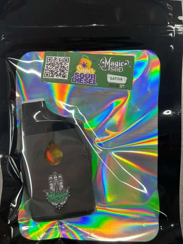 Customer photo review of MAGICSOD Super Sour Diesel 2000mg THC Blend Disposable Vape - Sativa-dominant