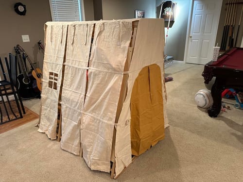 Customer photo review of Magnolia Tent Covering For Magnolia Playset - Climber not Included