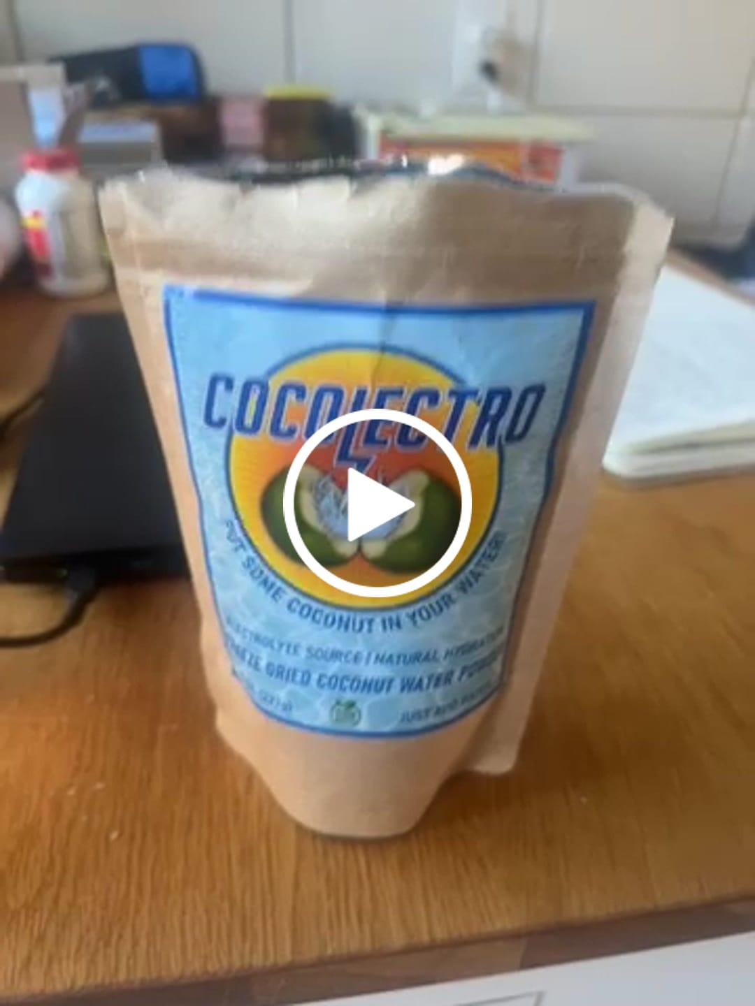 Customer video review of CocoLectro - Organic Freeze Dried Coconut Water Powder CocoLectro