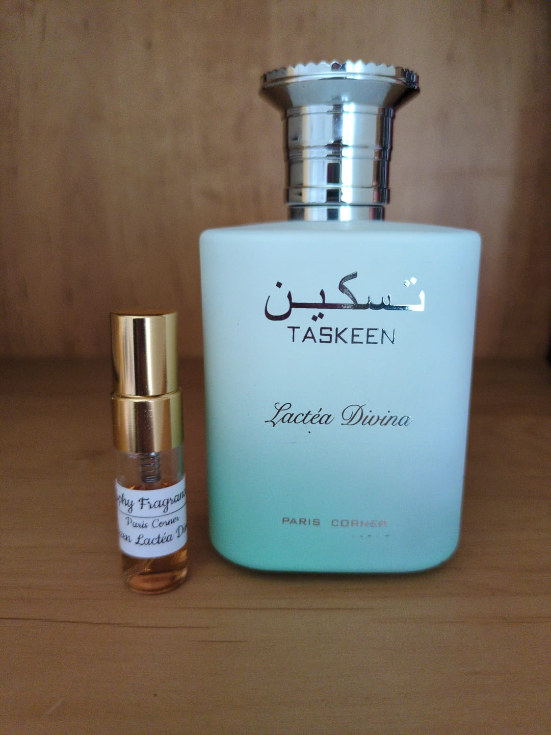 Customer photo review of Paris Corner Taskeen Lactéa Divina 3 ml Probe