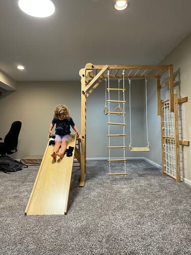 Customer photo review of Grove | Foldable Jungle Gym - Wall Mounted