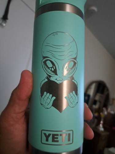 Customer photo review of Rambler® Straw Bottle with Color-Matched Straw Lid | 18 oz