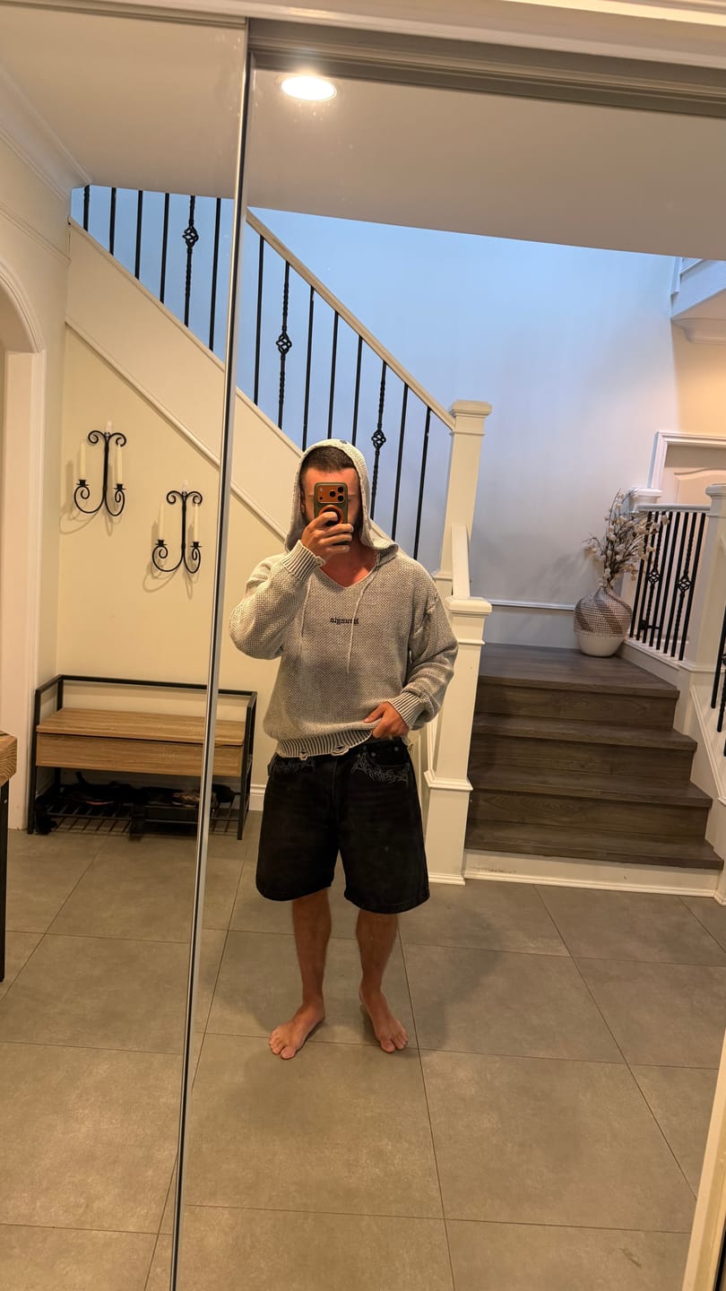 Customer photo review of 1025 - Phantom Embroidery Jorts