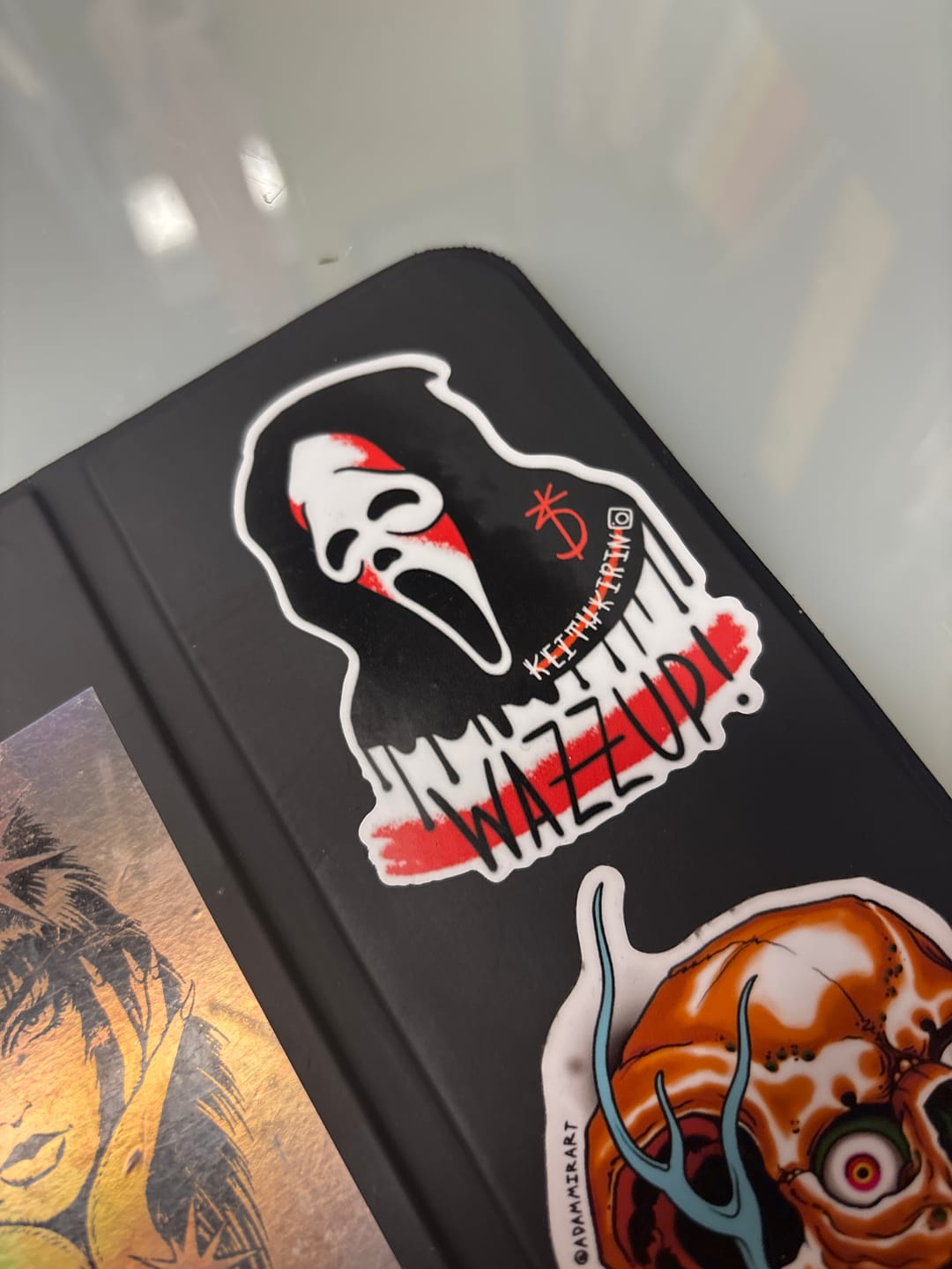 Customer photo review of Cut to Shape Stickers