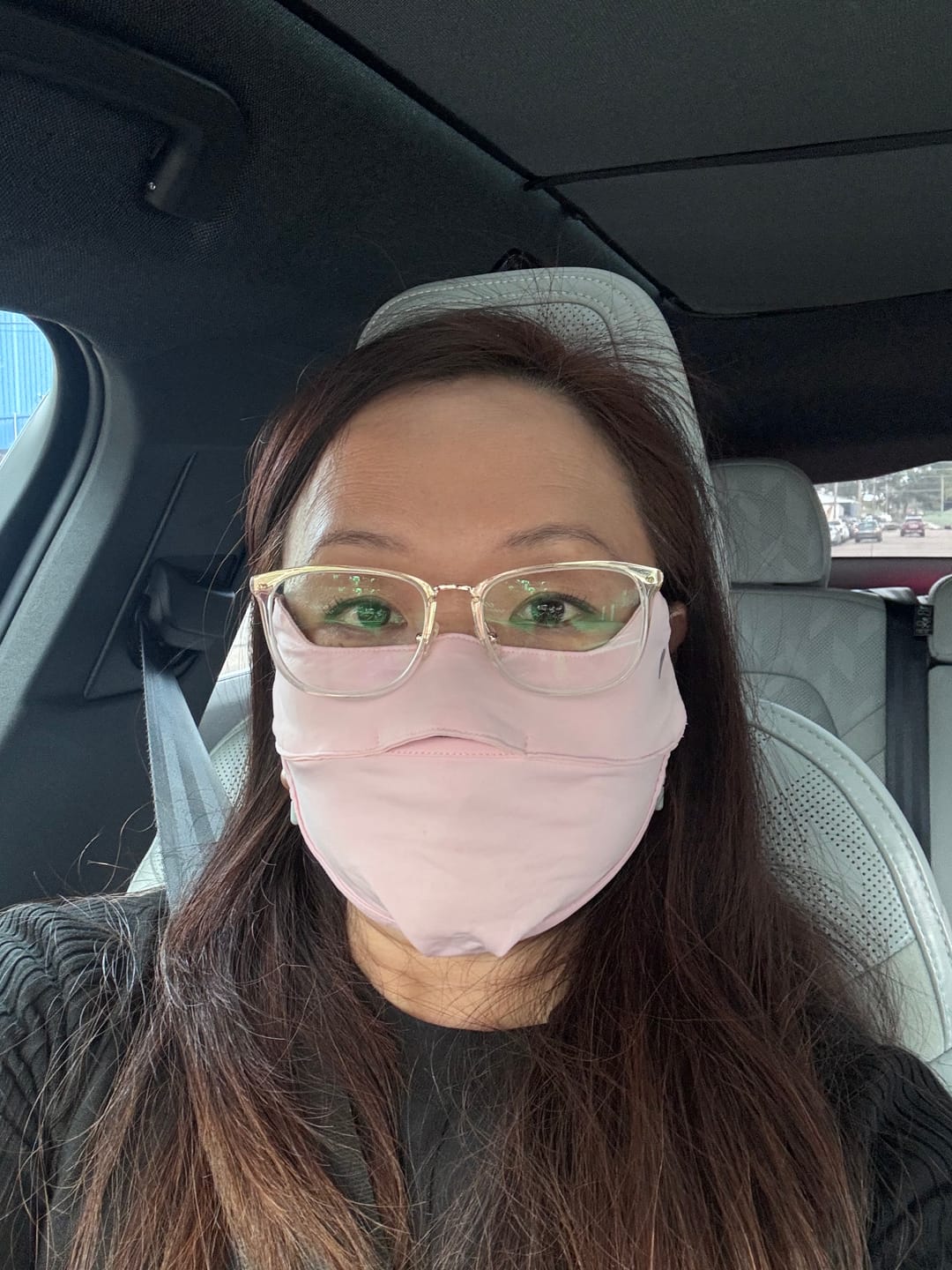 Customer photo review of Apex Canthus Protection Mask Unisex UPF50+