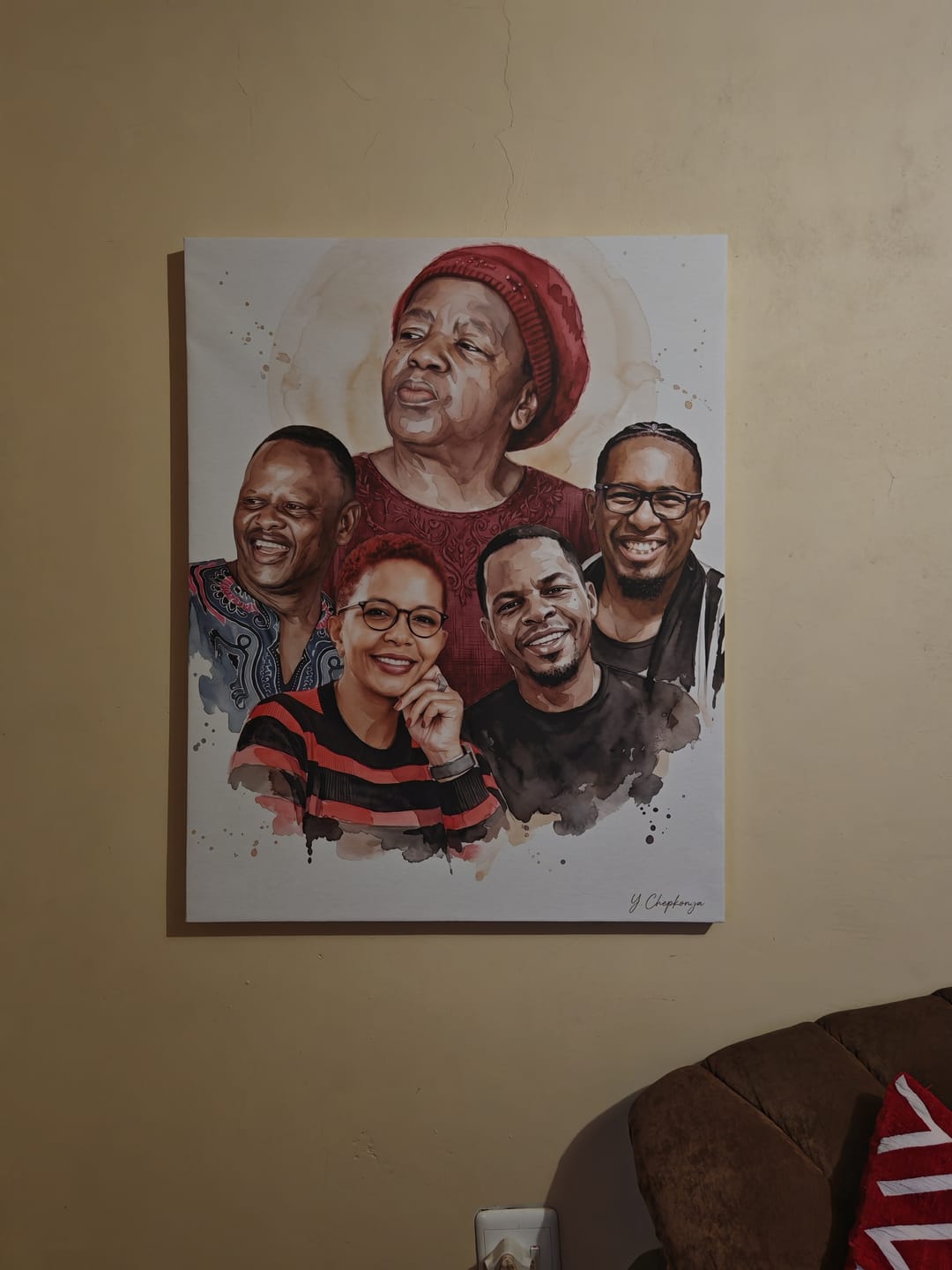 Customer photo review of 3 x A0 Super Big Canvas (80.9x102,5cm)