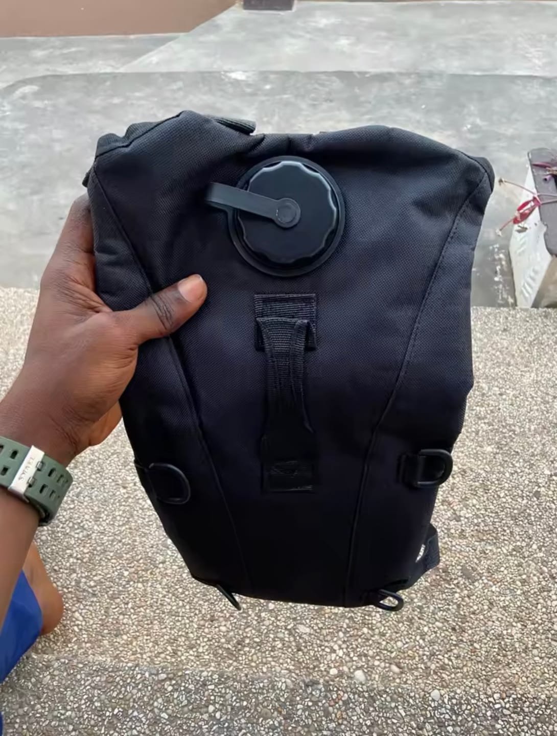 Customer photo review of Hydration Backpack