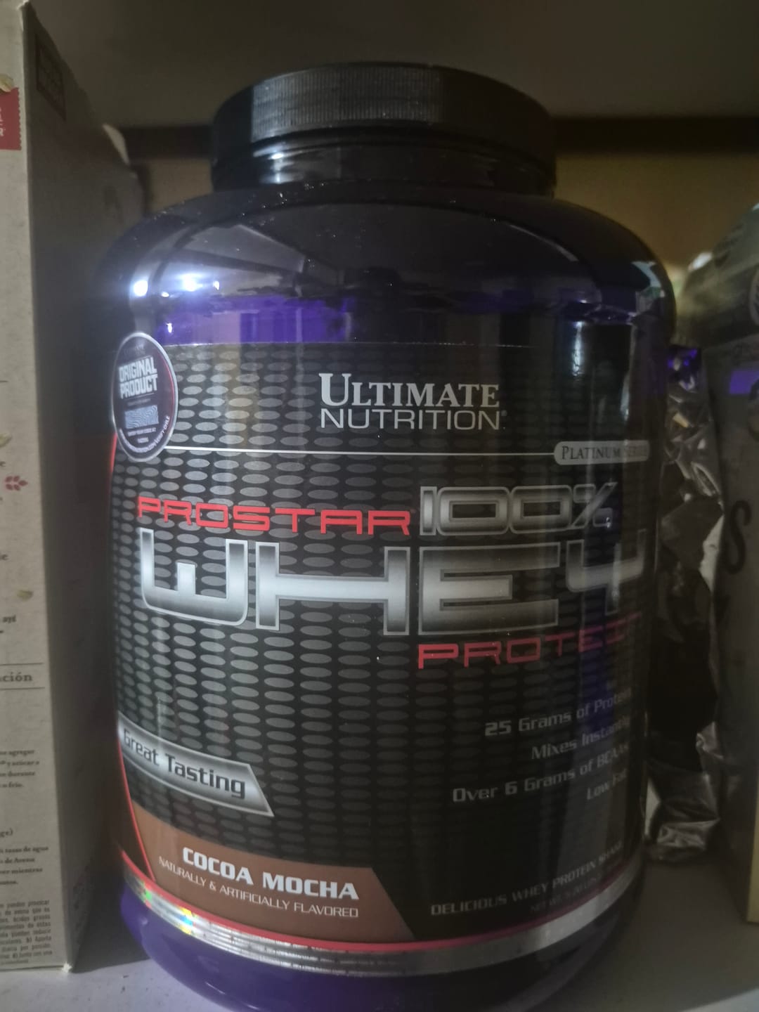 Customer photo review of Prostar Whey Protein 5 lbs