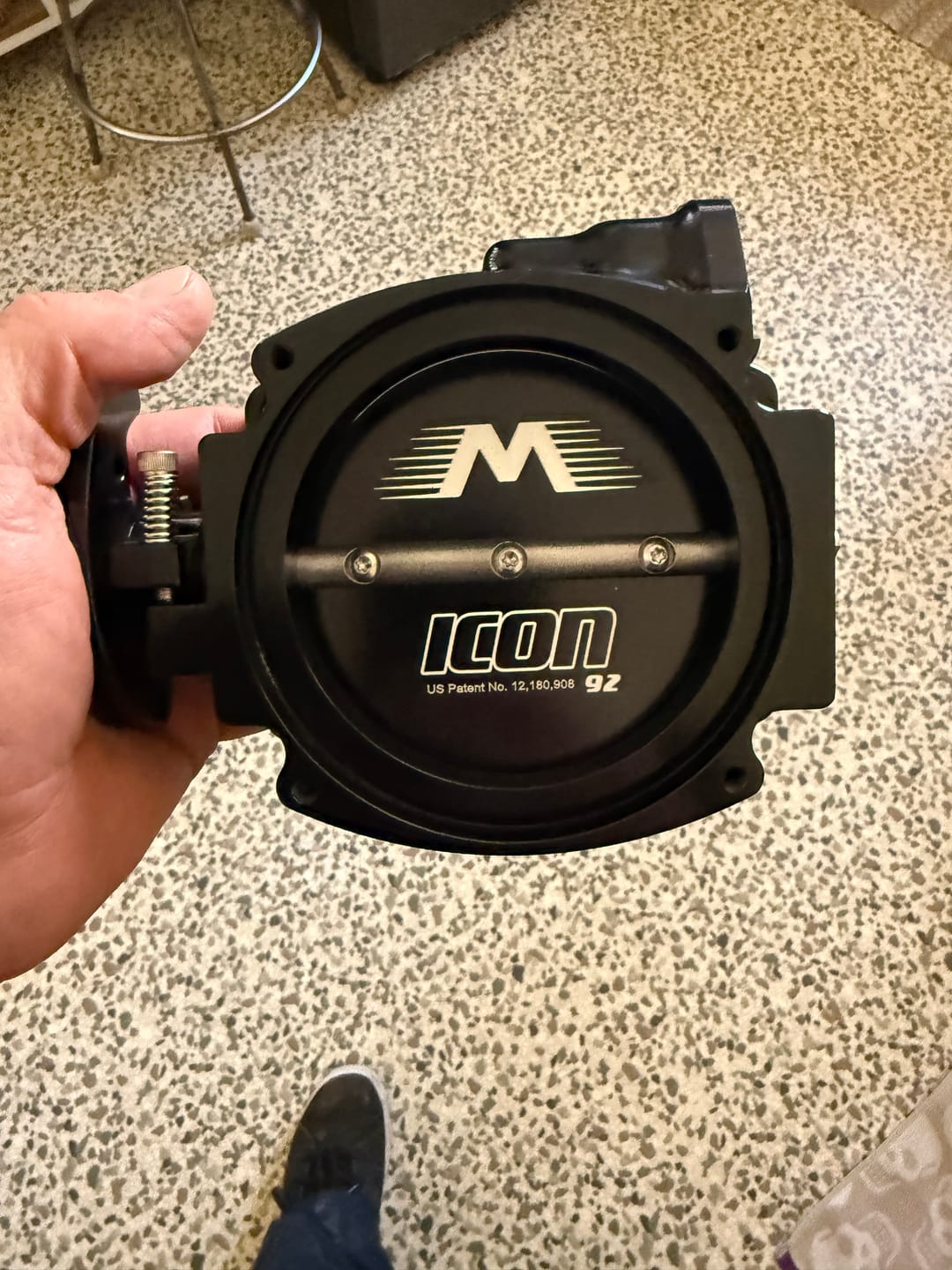 Customer photo review of ICON 92/95mm Cable Drive Throttle Body (Black) w/ Interchangeable Connection