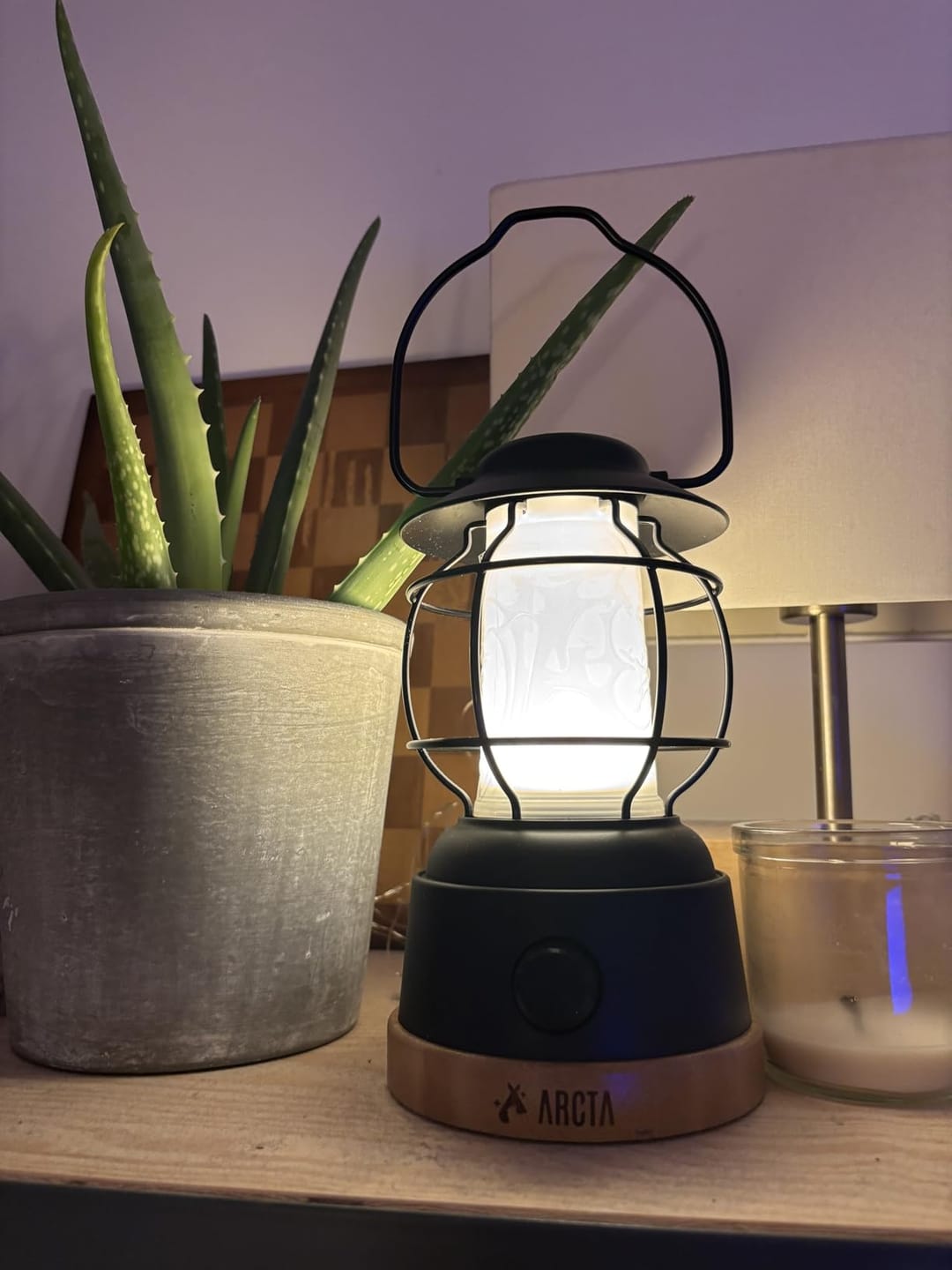 Customer photo review of Camping-Lampe