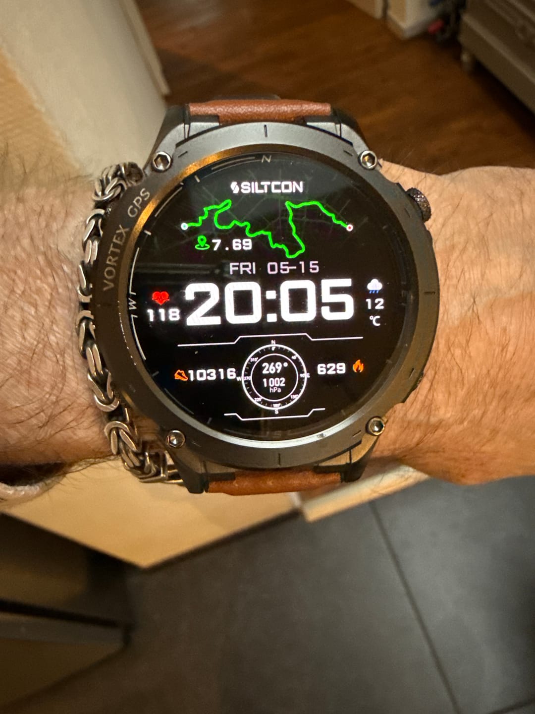 Customer photo review of Siltcon® Vortex GPS Smartwatch