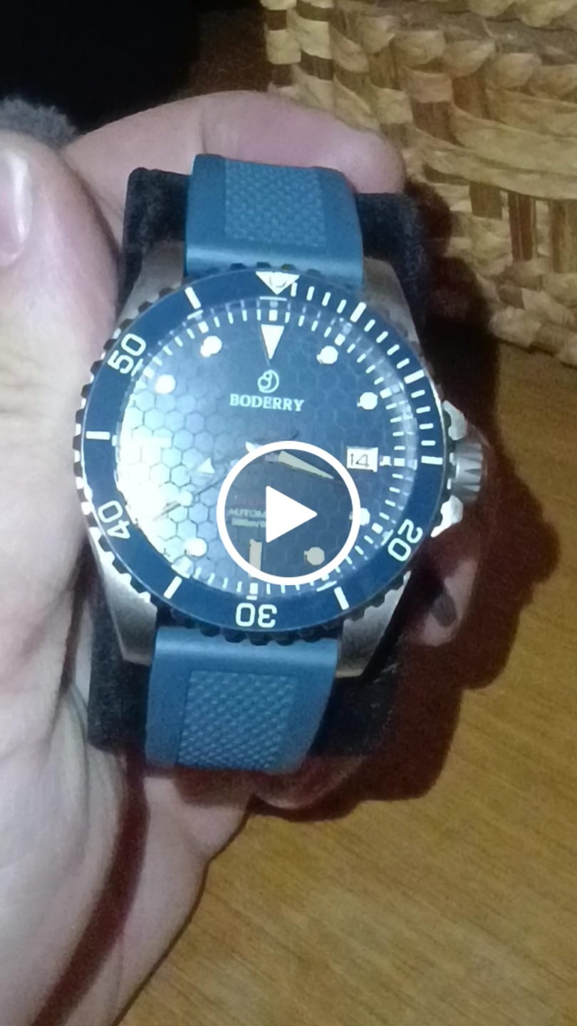 Customer video review of SEATURTLE.OCEAN(TITANIUM) - Automatic Titanium Diver Watch | Sea Blue