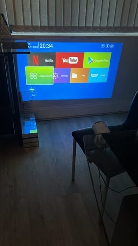 Customer photo review of CineMaster Pro® - 4K Smart Projektor