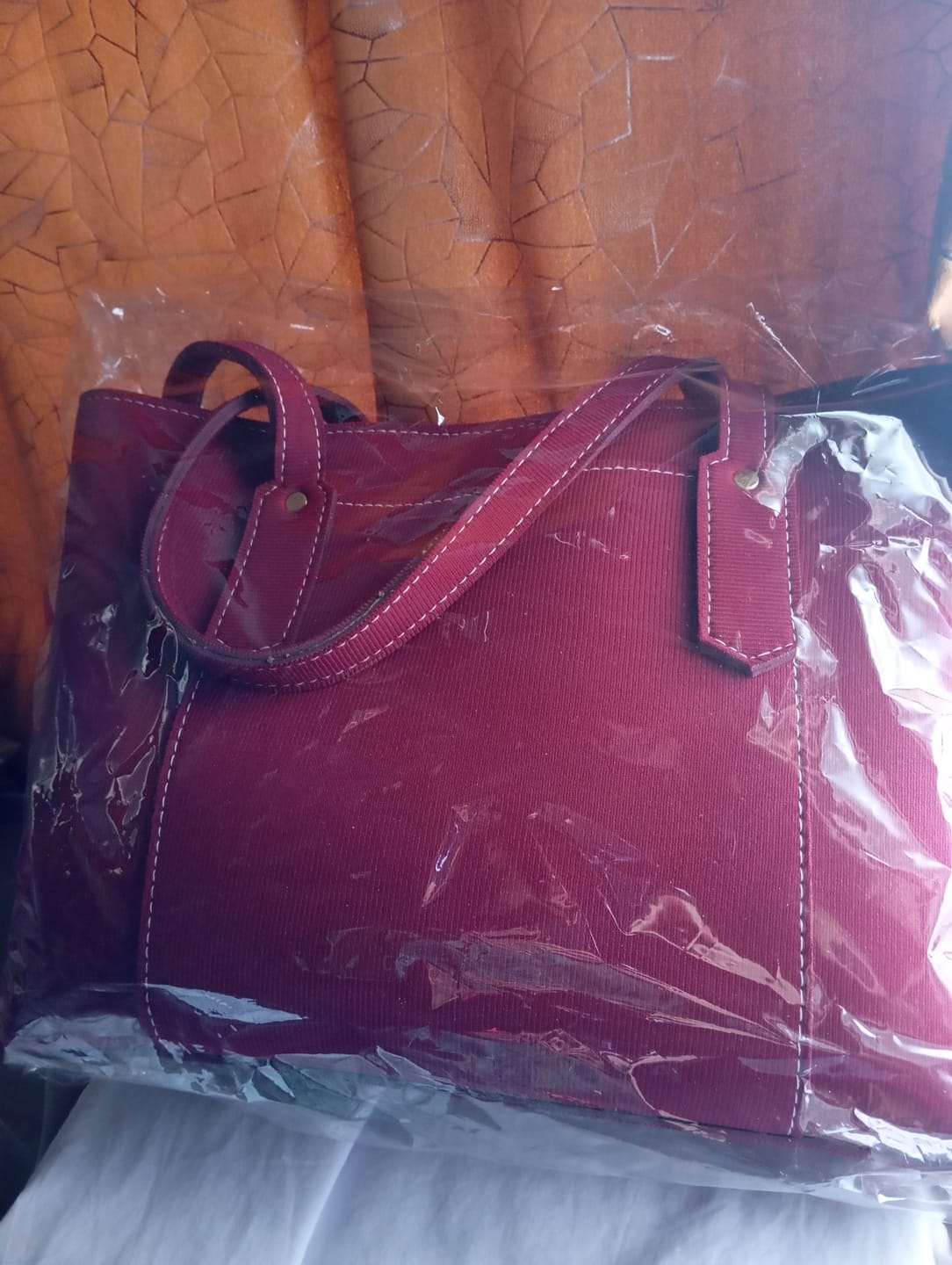 Customer photo review of Mehroon Belle The Nine Fold Tote Bag