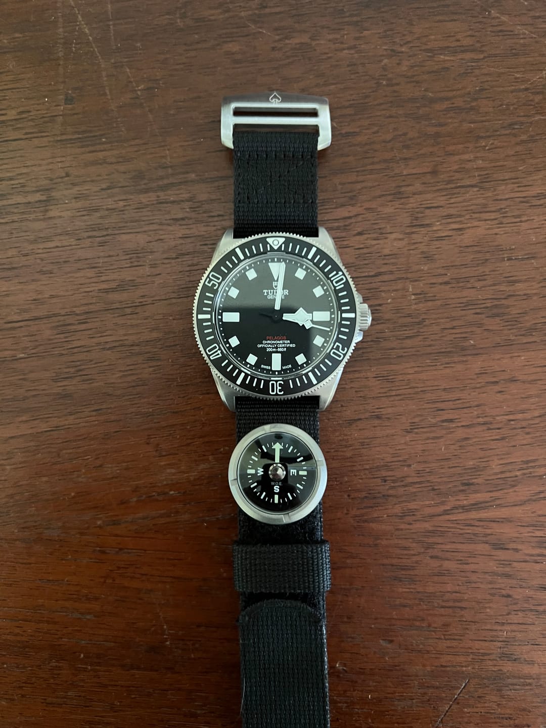 Customer photo review of W.O.E. Submersible Wrist Compass 2.0
