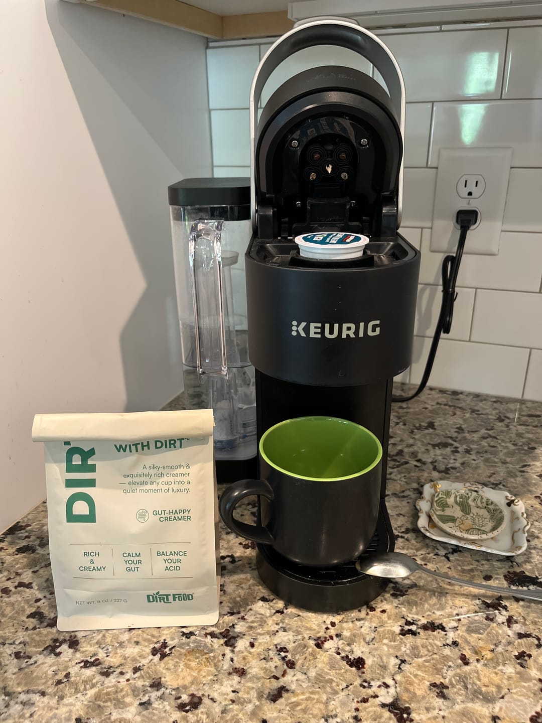 Customer photo review of Superfood Creamer with Alkalizing Dirt Blend (8oz)