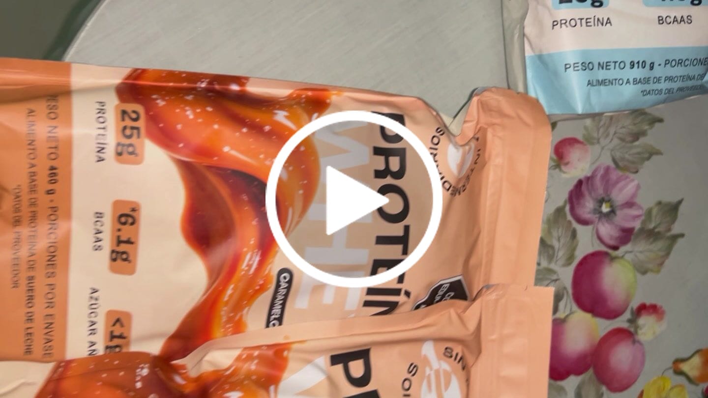 Customer video review of Proteína Whey - Caramelo Salado