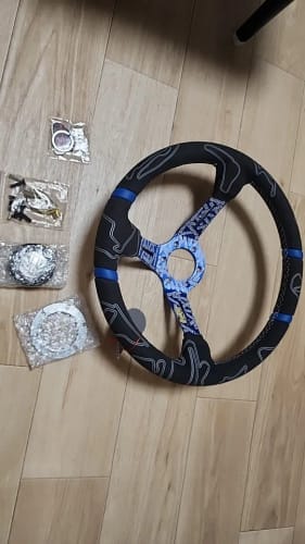 Customer photo review of Aftermarket Elite Steering Wheel 14Inch