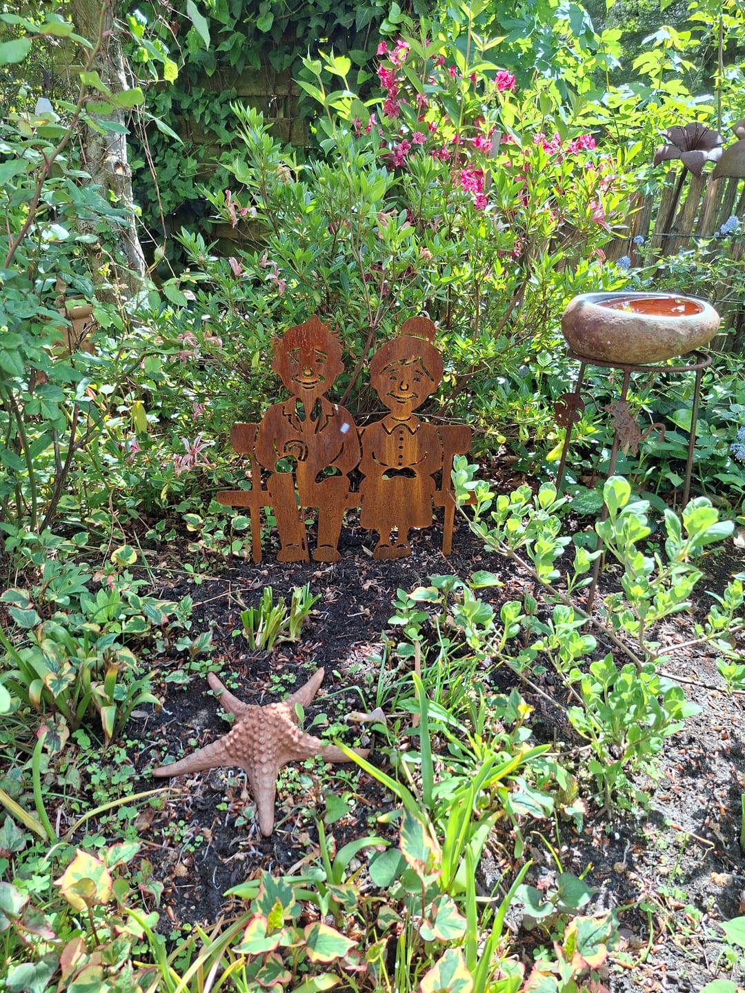 Customer photo review of Gartenstecker Oma & Opa
