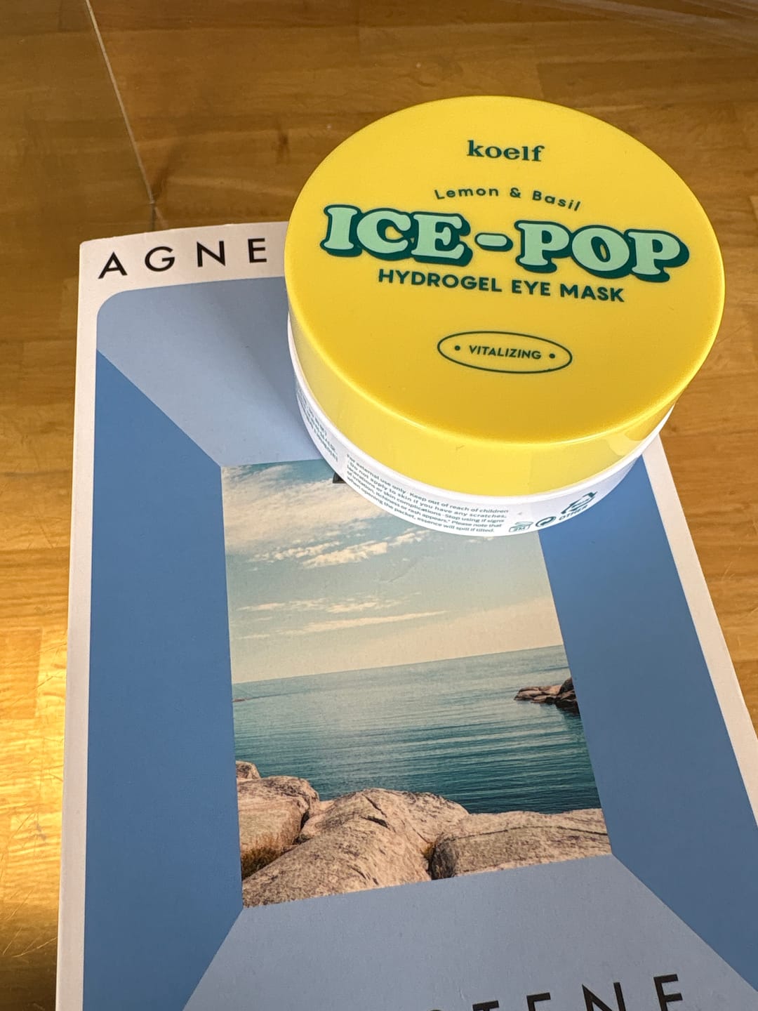 Customer photo review of Koelf Hydrogel Øyemasker Ice-Pop - Sitron og Basilikum (60 stk)