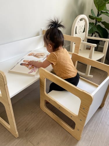 Customer photo review of Hanover | Convertible Table, Chair & Bench Set