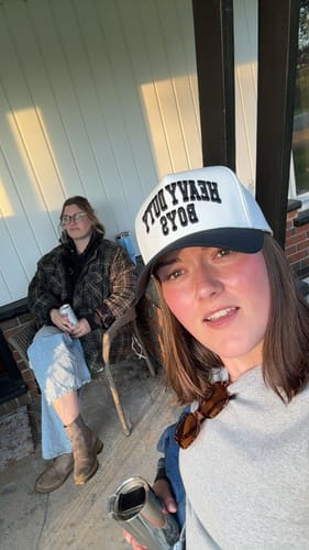 Customer photo review of Heavy Duty Adjustable Snapback