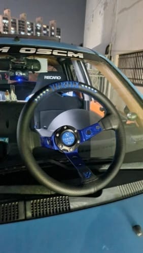 Customer photo review of Vx Star Steering Wheel 13inch Drift