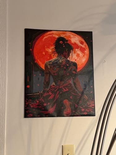 Customer photo review of The Moon's Warrior