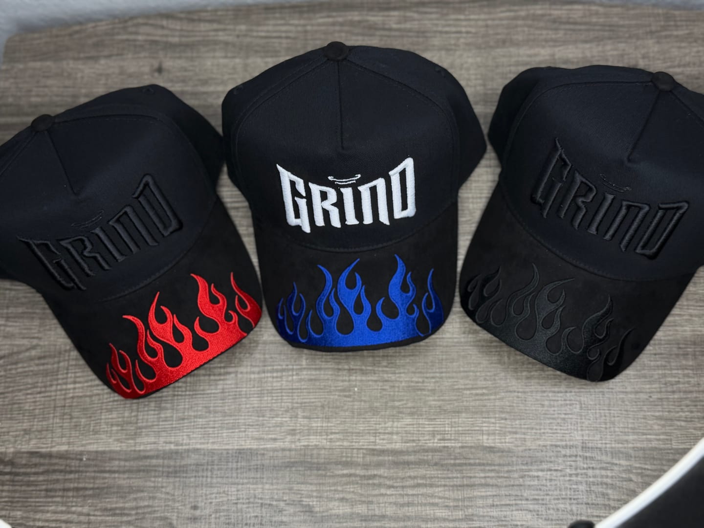 Customer photo review of Flame Suede Brim Embroidery K-frame