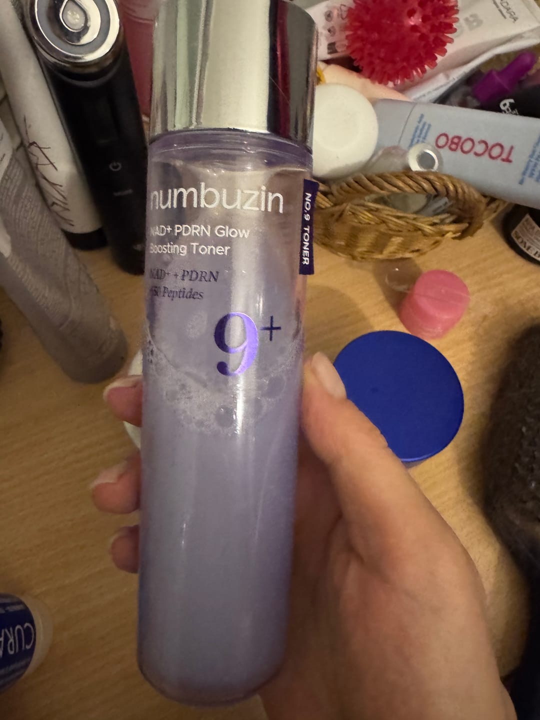 Customer photo review of Atjaunojošs peptīdu toniks Numbuzin No.9 NAD+ PDRN Glow Boosting Toner